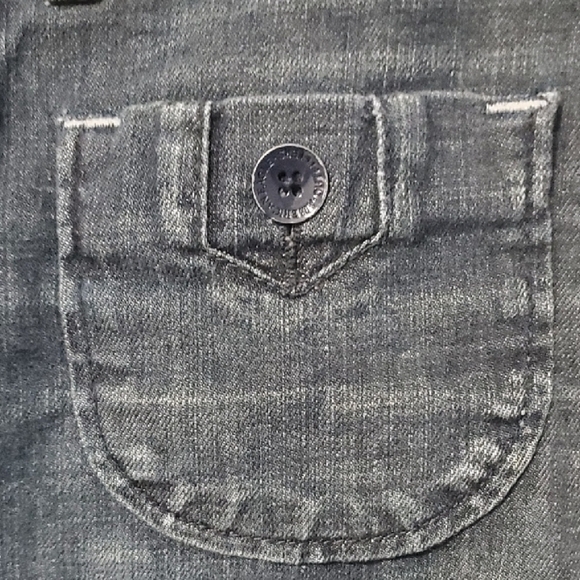 American Eagle Vintage Y2k Women's Blue Denim Shorts size 6 - Picture 4 of 9